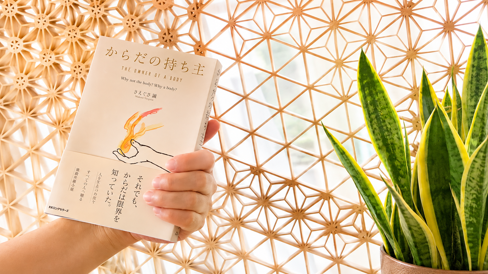 整体小説『からだの持ち主』(さえぐさ誠 著)の表紙